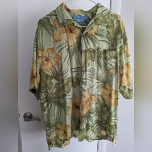 Bermuda Bay Hawaiian shirt, tropical button-up.